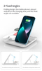 4in1 Wireless Charger Folding Wireless Charging Station For Iphone Apple Samsung Watch Airpods 3 In 1 Wireless Charger