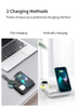 4in1 Wireless Charger Folding Wireless Charging Station For Iphone Apple Samsung Watch Airpods 3 In 1 Wireless Charger