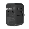 PD70W GAN International Plug Universal Travel Adapter Fast Charger Mobile Phone with Type C Retractable Cable