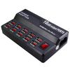 10-Port USB2.0 10A 50W Multi Charger Station with Switch 5V 1A 2.4A Output for Mobile Phones Convenient Travel Charger