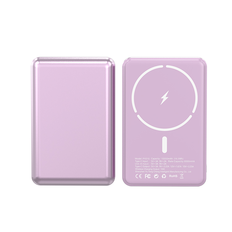 Ultra Wireless Magnetic Power Bank 10000mAh 20W Fast Charging ABS+Alloy Portable Lithium Battery Pack for Phones Laptops New