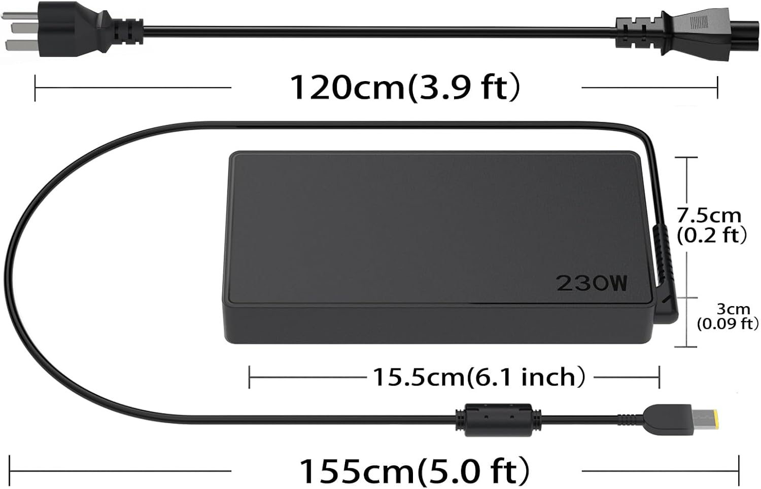 230W 20V 11.5A USB Pin Super Slim AC Adapter Fit for Lenovo Legion 5 7 5i 5P C7 S7 Y910 Y920 Thinkpad P1 P73 P53 Power Adapter Supply
