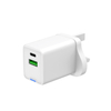 45W GaN Chargers Travel Adapter Mobile Phone Fast Wall Charger Quick 25 20Watt Dual USB-C+A PD Charging for rPhone Xiaomi