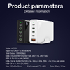 HUNDA 300W USB C Charger GaN Charging Station Desktop 5 Ports PD 100W Fast Power Adapter Support PD3.0 /PPS 45W /QC5 for MacBook Pro/Air, iPhone 15 Pro,Samsung,HP,Dell etc