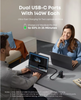 AI-Powered 140W 4 Port Multi-Device Fast Charging Advanced GAN Power Adapter TFT Intuitive Touch Controls