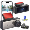 2025 New 4K ADAS Driving Recorder APP Control ACC Hardwire Kit Car Black Box Night Vision Car Front and Rear AI Dash Cam