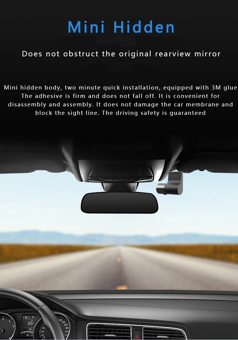 Dash Camera DVR V2 for Car 1080P Wifi AHD Camera USB Port Android App Support Suit for Android Headunit Stereo