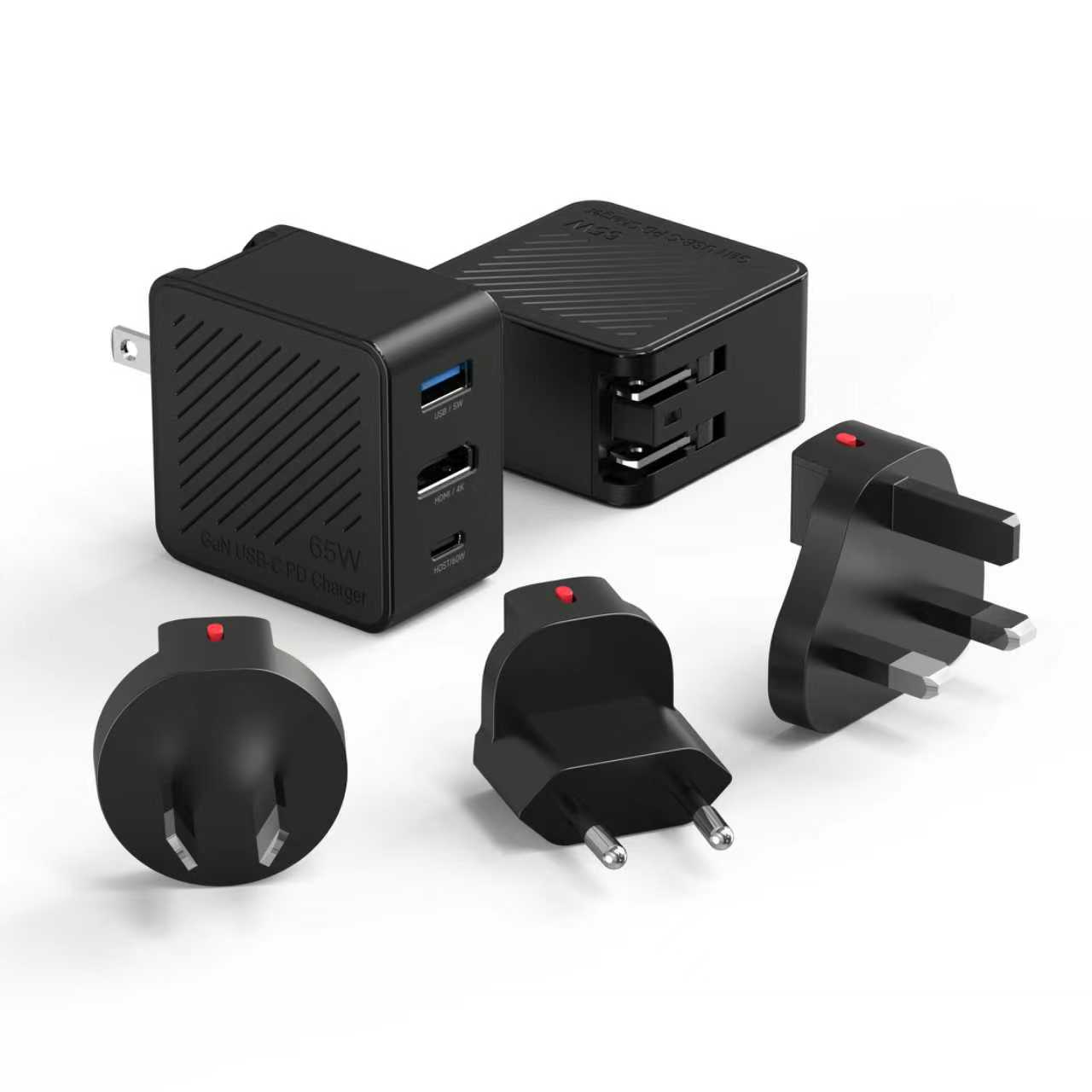 65W Portable Switch Dock Charger for Nintendo Switch, Compatible with OLED/Steam Deck/ROG Ally/Samsung Dex/iPad/MacBook, 4K 60Hz USB C TV Docking Station, with Charging and HDMI Output