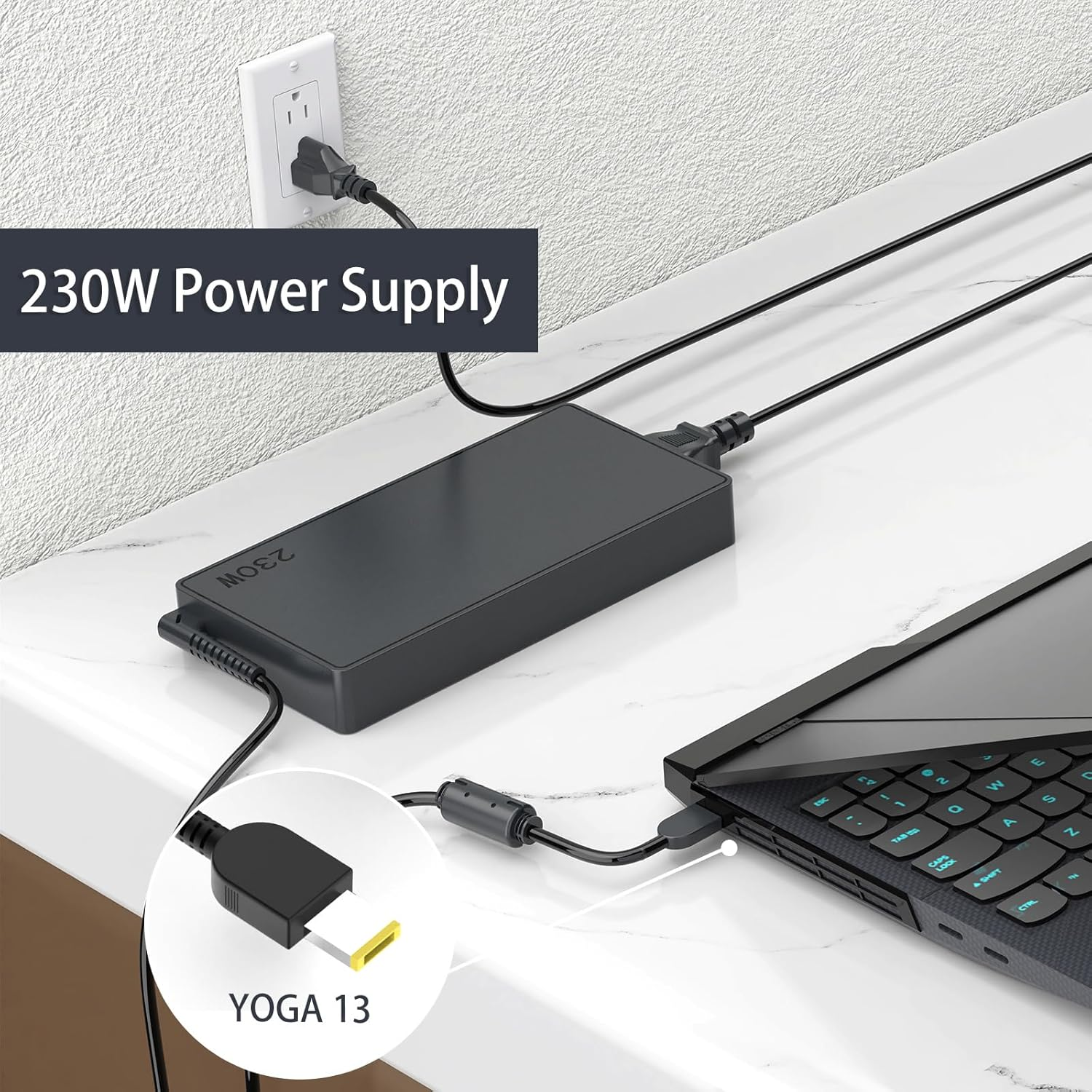 230W 20V 11.5A USB Pin Super Slim AC Adapter Fit for Lenovo Legion 5 7 5i 5P C7 S7 Y910 Y920 Thinkpad P1 P73 P53 Power Adapter Supply