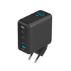 160W 3-Port Compact USB C GaN Charger Block, Smart Display and Touch Control, 140W Max Charging via Any Single Port, for MacBook, Laptop, iPhone 17/16/15 Series, iPad, and More