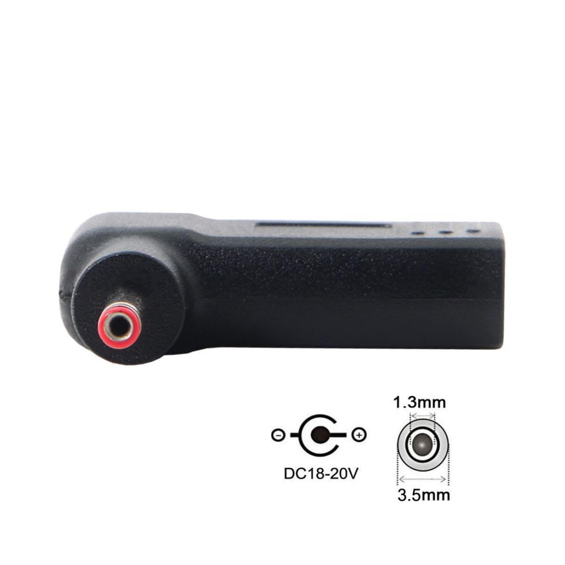 USB 3.1 Type C USB-C to DC 19V 3.5x1.3mm 1.35mm Adapter Emulator Trigger Converter for View Sonic M1+ (3.5x1.3mm)