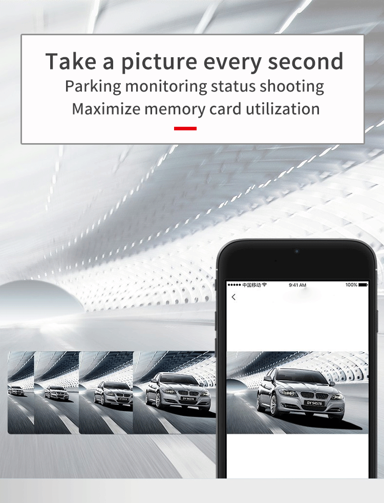 V8 Car Dash Camera Front And Rear Car DVR Dash Camera 1080P Video Recorder Loop Recording Dash Cam Camera