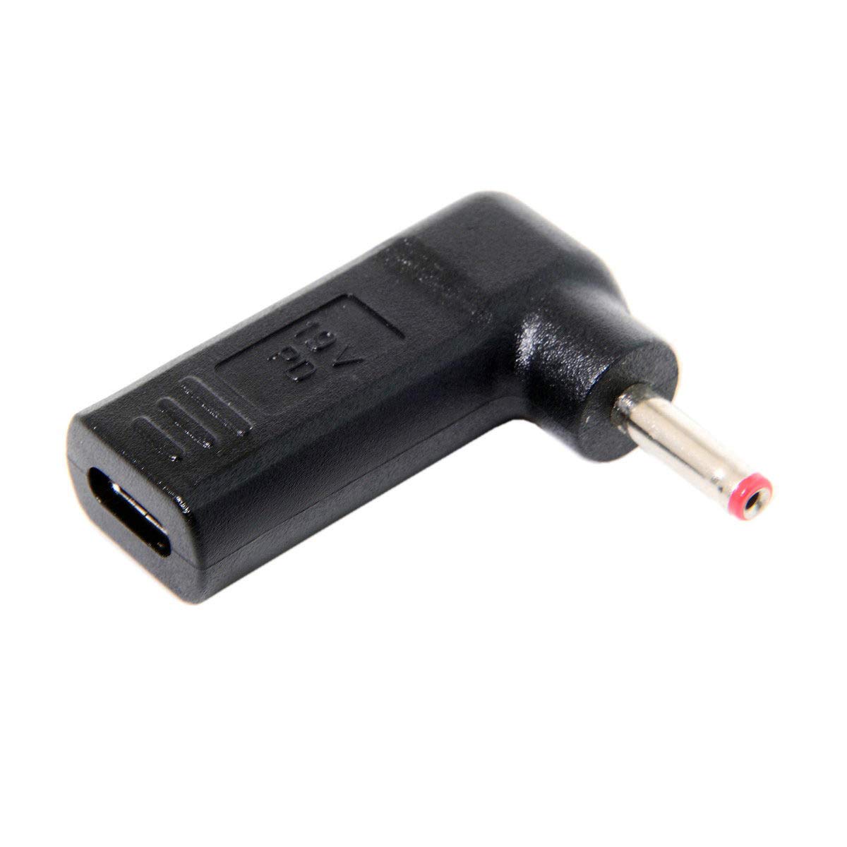 USB 3.1 Type C USB-C to DC 19V 3.5x1.3mm 1.35mm Adapter Emulator Trigger Converter for View Sonic M1+ (3.5x1.3mm)
