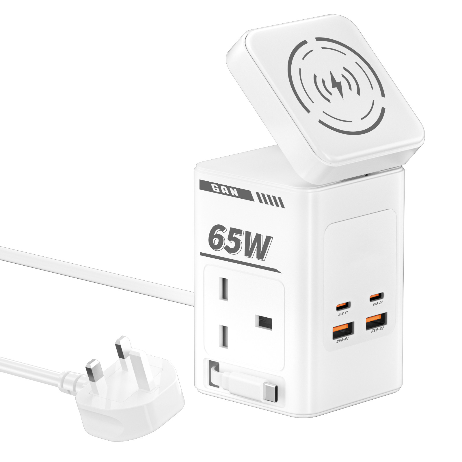 New Design Multifunctional Fast Wireless Charging 3 in 1 Foldable Magnetic Desktop Charging Station