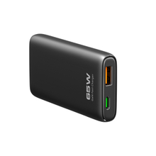 65W Slim USB C Wall Charger with Dual Ports,Flat USB C Charger with GaN PD3.0&PPS,for MacBook Pro/Air,iPad,iPhone 16/15/Pro,Galaxy