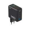 160W 3-Port Compact USB C GaN Charger Block, Smart Display and Touch Control, 140W Max Charging via Any Single Port, for MacBook, Laptop, iPhone 17/16/15 Series, iPad, and More