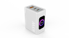 AI-Powered 140W 4 Port Multi-Device Fast Charging Advanced GAN Power Adapter TFT Intuitive Touch Controls