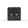 3-in-1 gan Charger Adapter PD Fast Charging 40W Wall Charger Power Adaptor EU Plug With Magnetic Wireless Charger for IWatch, phone