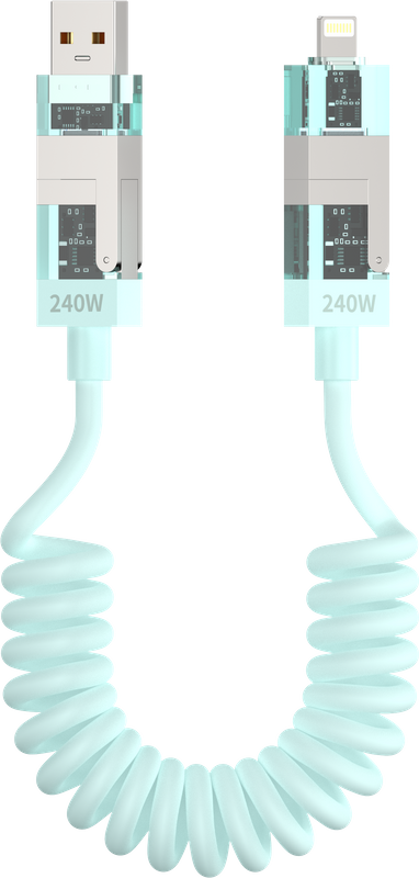 Customize Various Data Cables 240W Data Cable Spring Wire Magnetic Attraction Wire