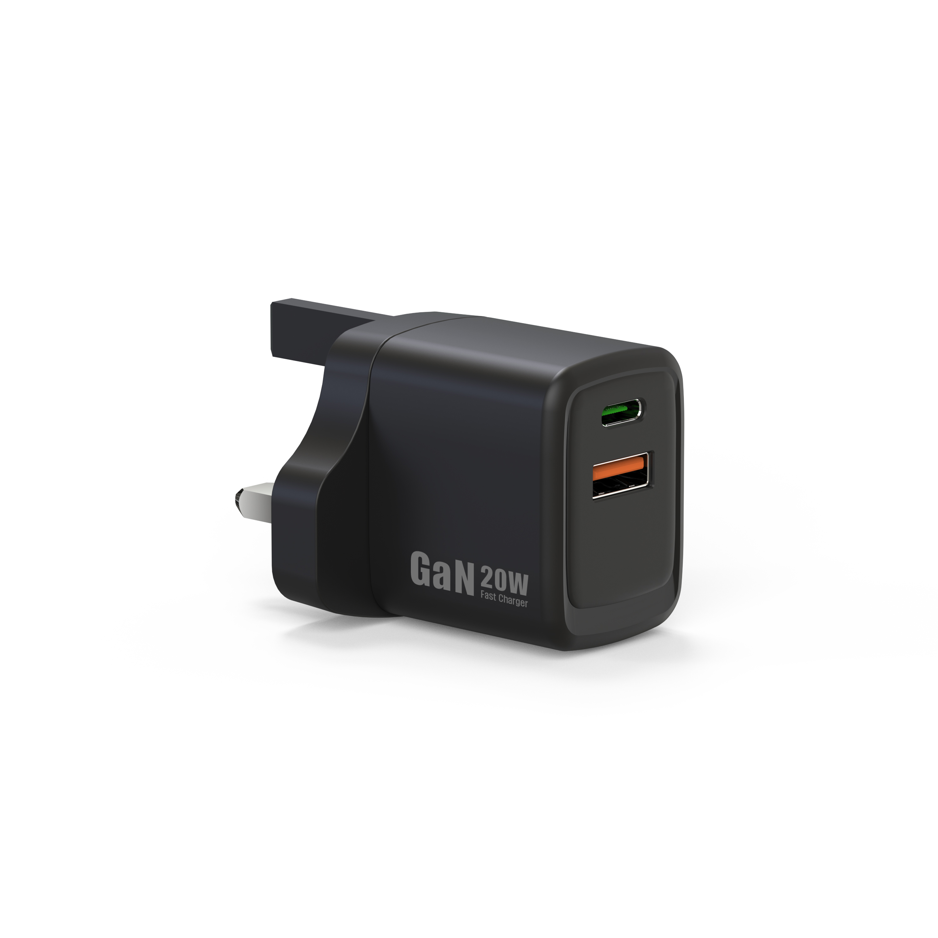 Minimalist series UK PLUG , 20-200W gan charger wall charger.