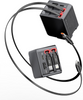 4 in 1 Retractable Wall Charger with Dual USB Ports and 25.6in Lightening and Type-C Cables, 40W 84W 120WFast Charging Foldable Block Compatible with ipad,iPhone 16/15, airpods,Galaxy, Pixel, More
