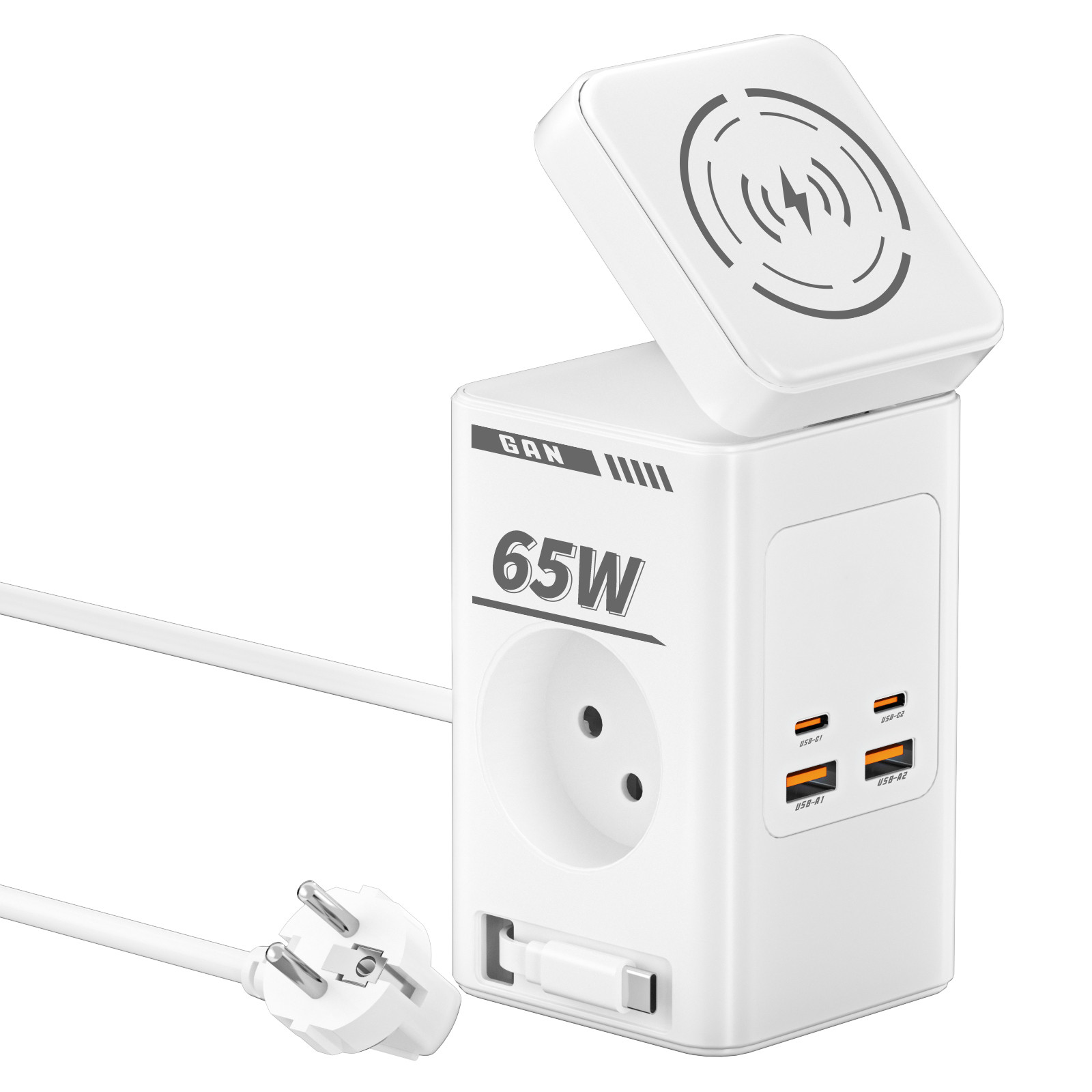 New Design Multifunctional Fast Wireless Charging 3 in 1 Foldable Magnetic Desktop Charging Station