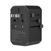 PD70W GAN International Plug Universal Travel Adapter Fast Charger Mobile Phone with Type C Retractable Cable