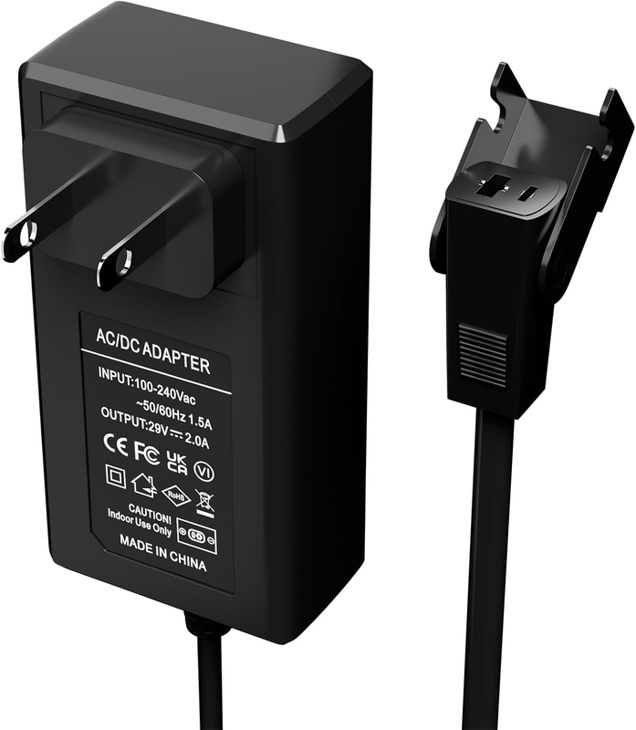 29V 2A Power Supply Cord for and Lift Chair, AC/DC Switching Adapter for Power Recliners, Limoss Okin and Adjustable Bed