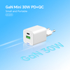 Brand Mini Gan Charger Type C PD 33W PPS USB QC3.0 30W Full Protocol Compatibility Fast Wall Charger for Phone for Xiaomi