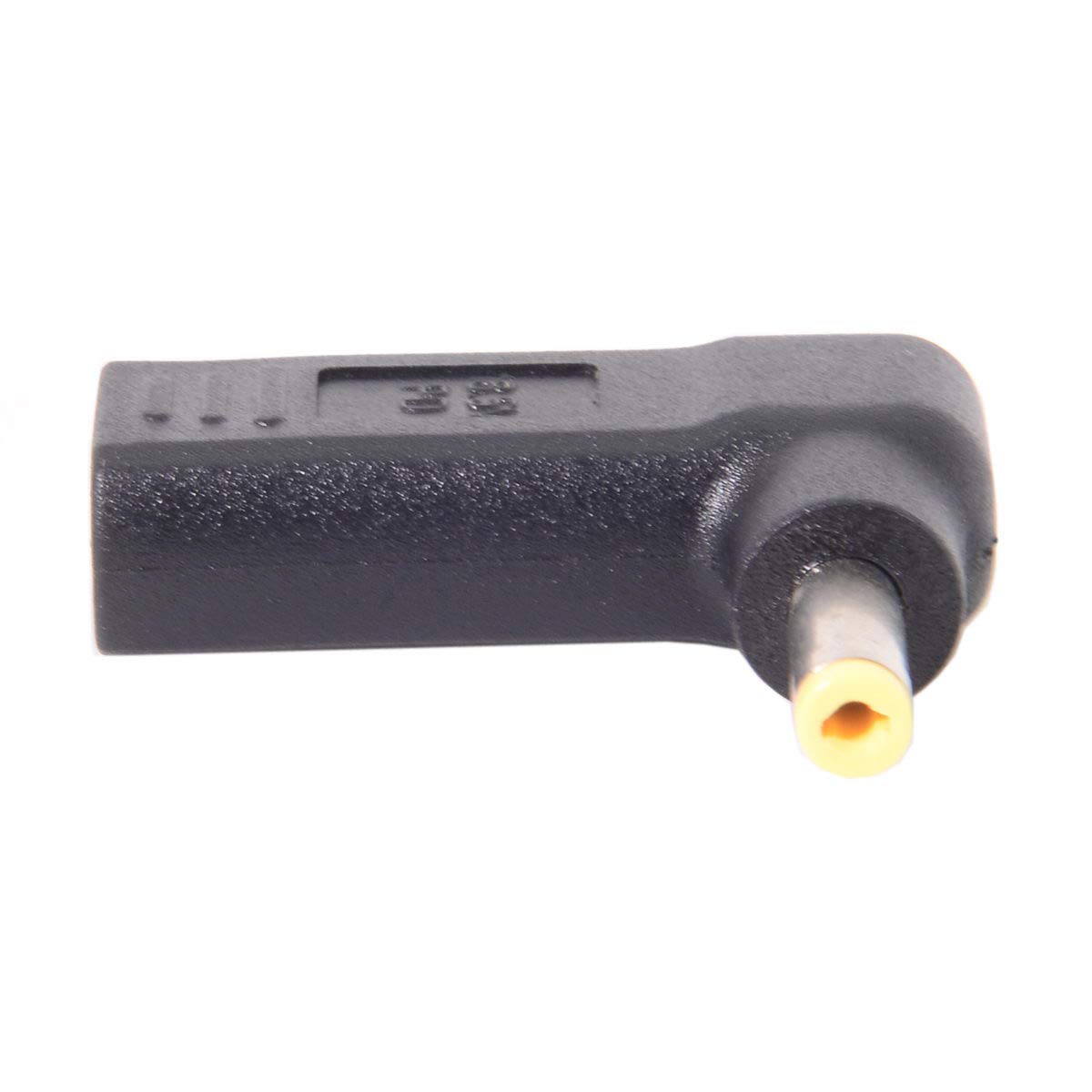 USB C to DC 4.0x1.7mm PD 65W Emulator Trigger 90 Degree Angled Adapter for asus /lenovo