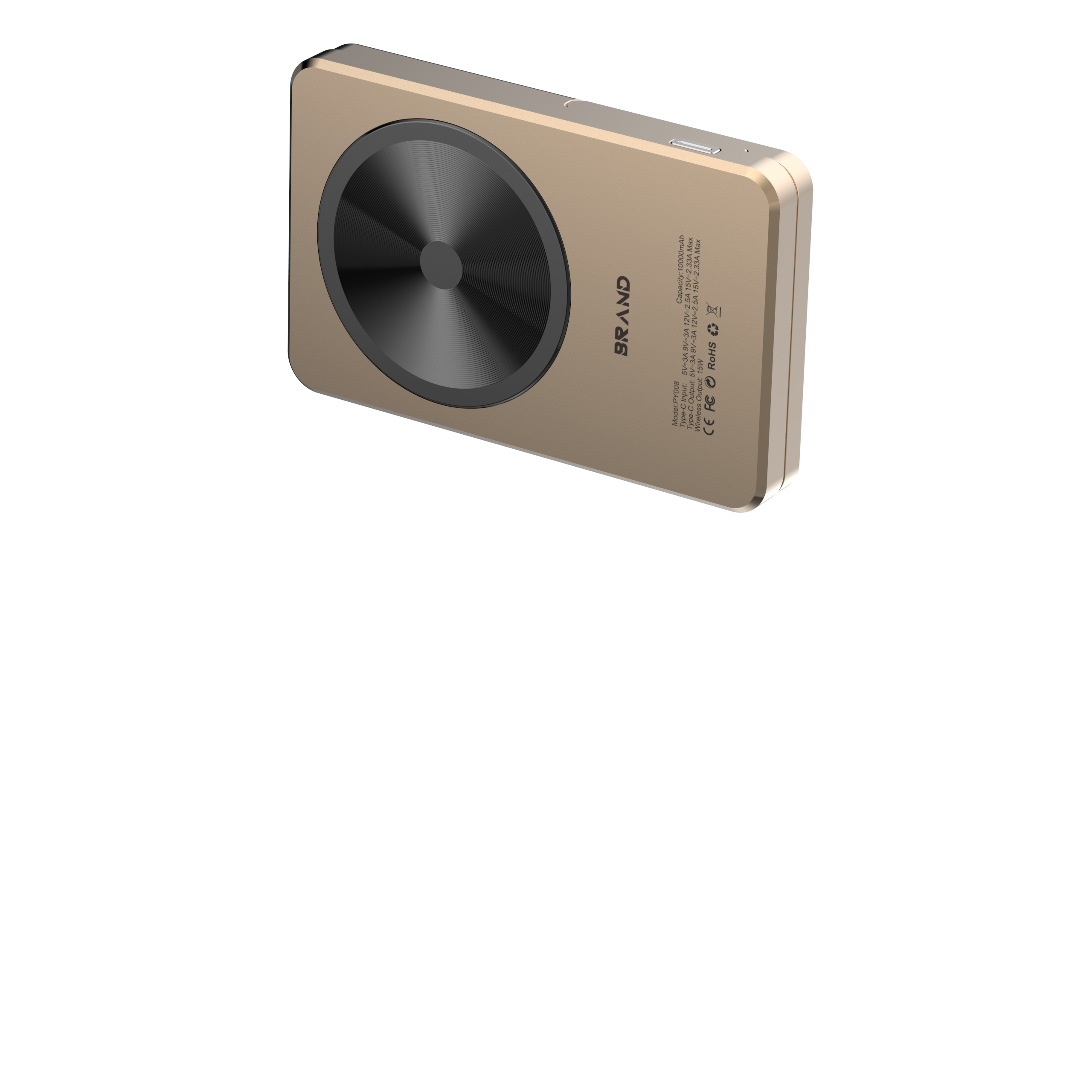 Fast Charging Magnetic Wireless 15W Charge With DIY TFT displayt Portable PD20W Power Bank 10000mAh High Capacity Customizable
