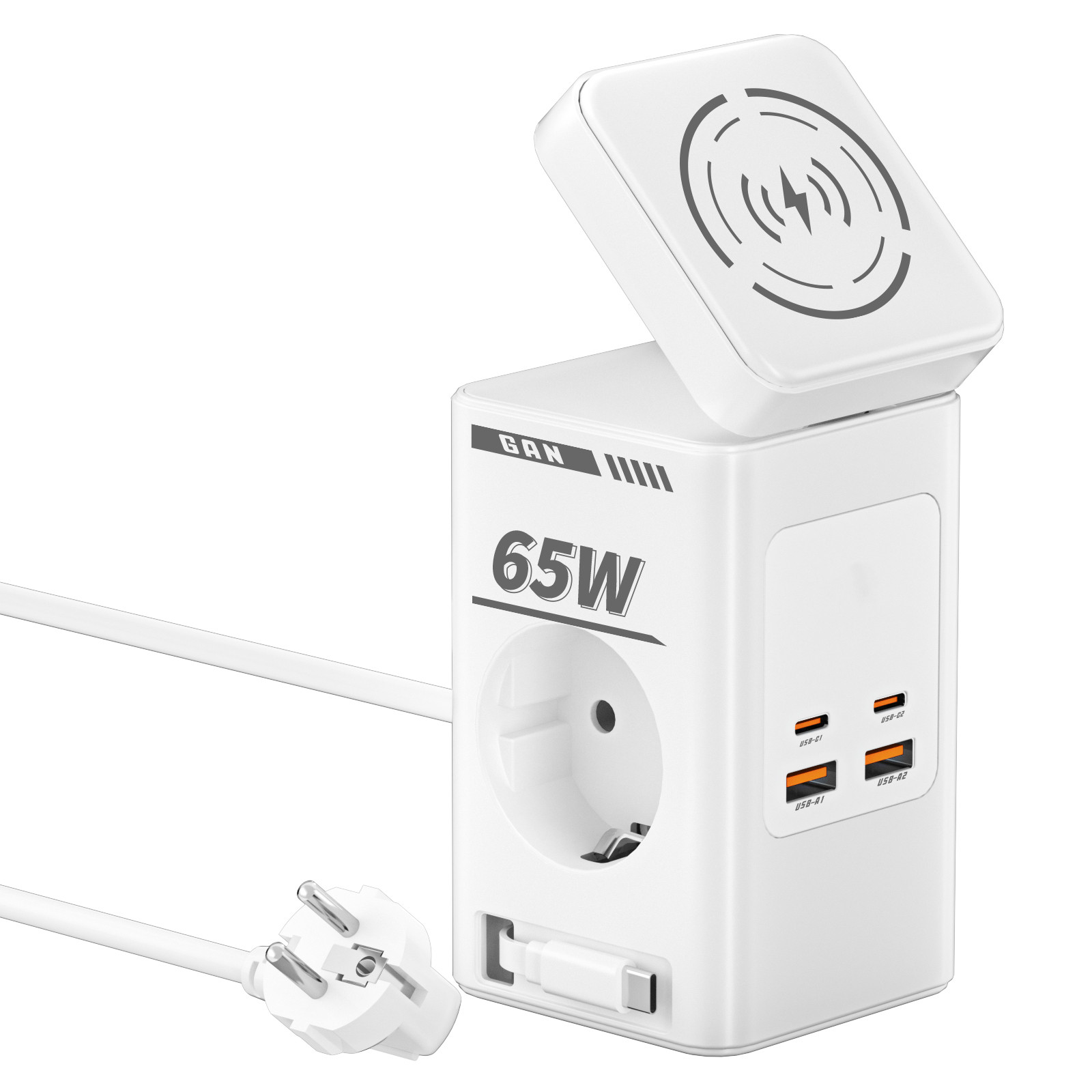 New Design Multifunctional Fast Wireless Charging 3 in 1 Foldable Magnetic Desktop Charging Station