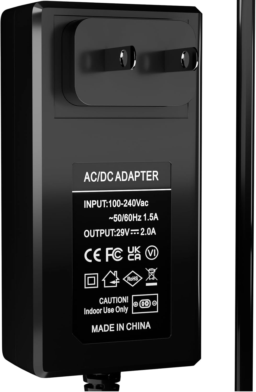 29V 2A Power Supply Cord for and Lift Chair, AC/DC Switching Adapter for Power Recliners, Limoss Okin and Adjustable Bed