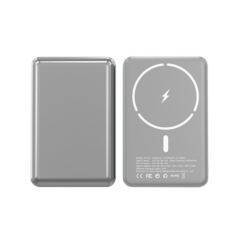 Ultra Wireless Magnetic Power Bank 10000mAh 20W Fast Charging ABS+Alloy Portable Lithium Battery Pack for Phones Laptops New