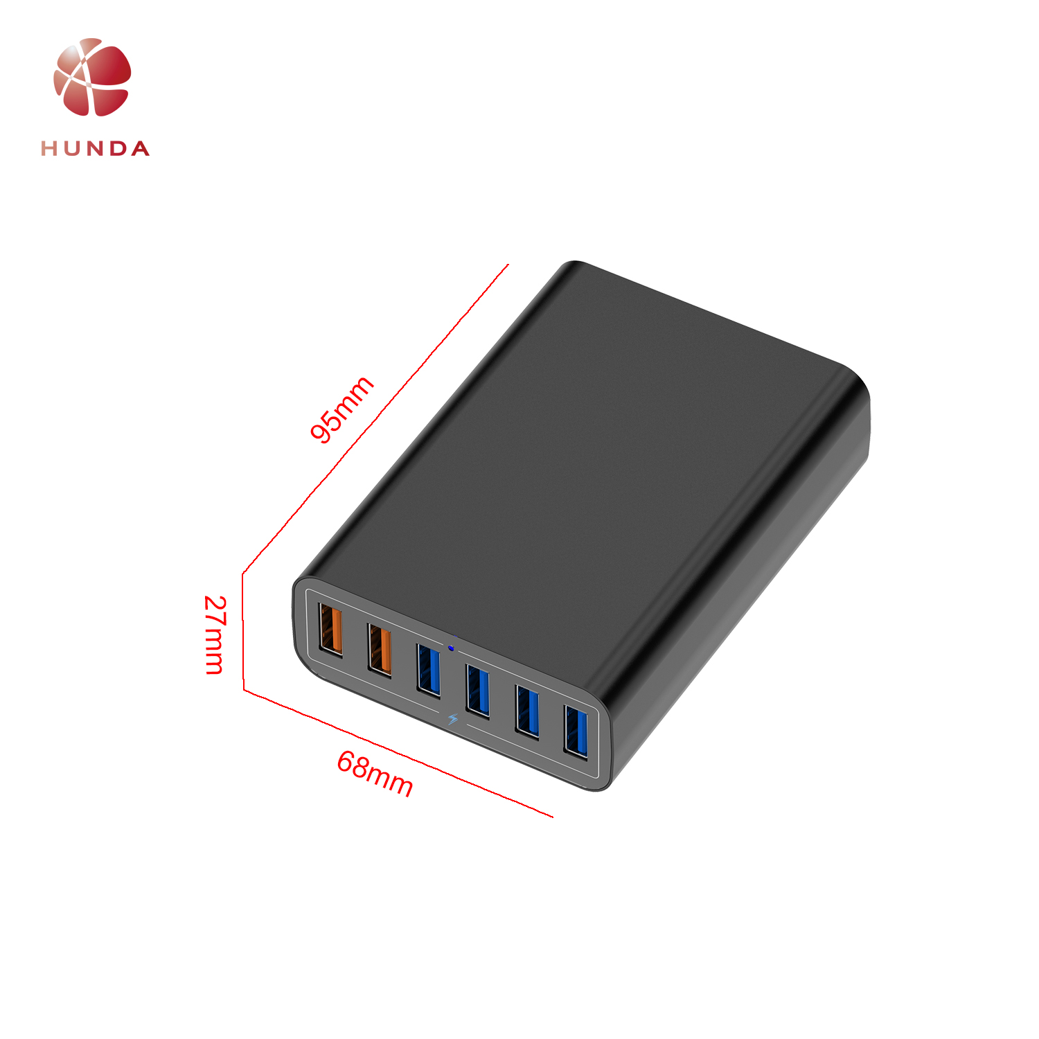 6 Ports Desktop Chargers-HDD10T