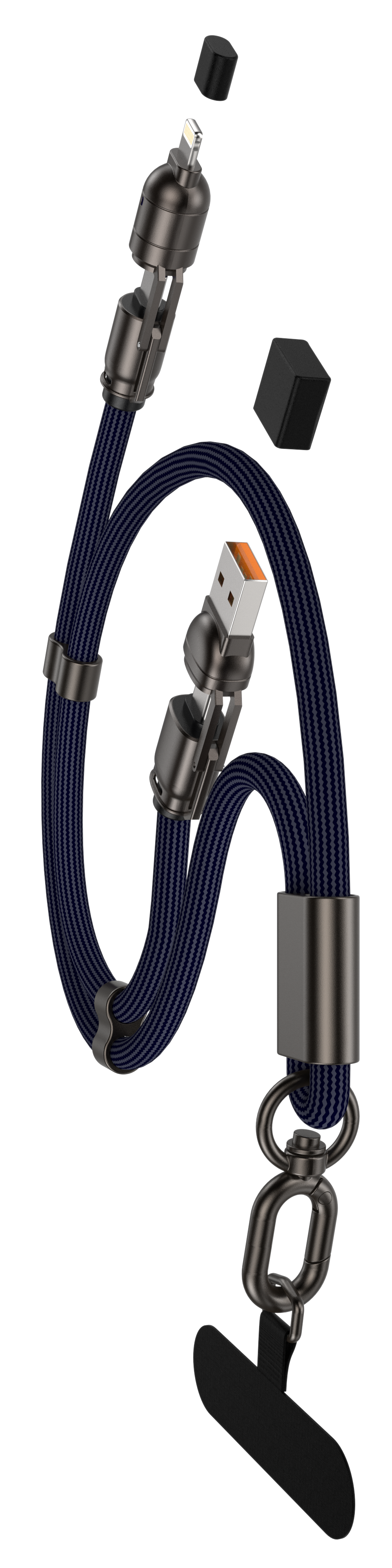 Customize Various Data Cables 240W Data Cable Spring Wire Magnetic Attraction Wire