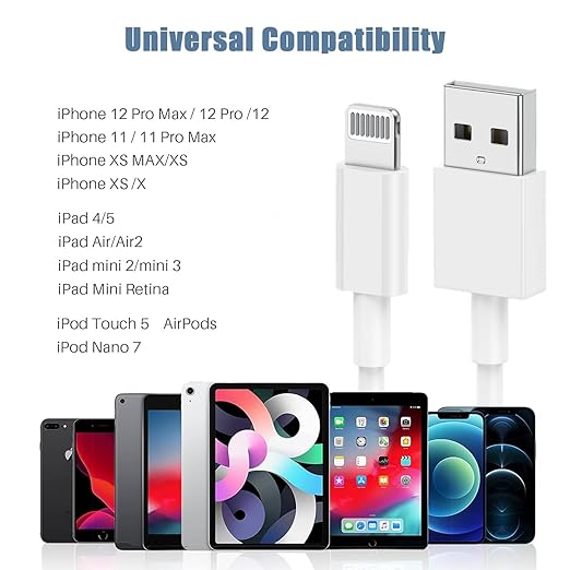 Car Charger for iPhone 14 CarPlay Cable Lightning to USB Cord for iPhone 14 13 12 Pro/Max Car Charger Charging Cable Cord for iPhone11/XS/XR/8/7/6 Lightning Car USB Cable Cord