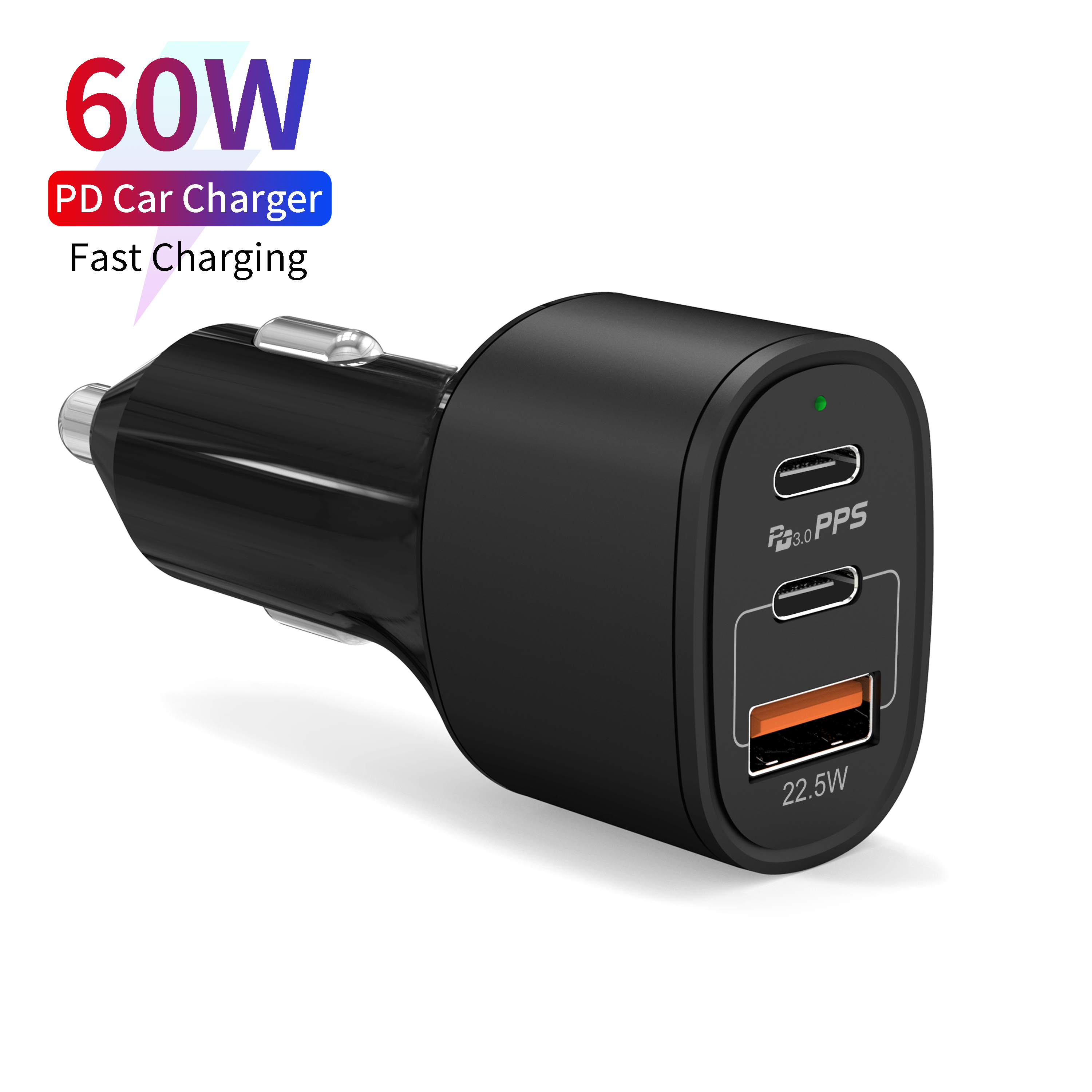 Wholesale Car Charger Supercharger Universal 65w Car Laptop Fast Chargers Mini Usb 3 Port Pd Type C 65w Car Charger