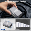600W USB C Fast Charger Block, 8 Port Charging Station, GaN Ⅲ Multi Port Charging Station Hub for Multiple Devices, Multiport USB Charger Station Compatible with MacBook iPhone iPad Dell