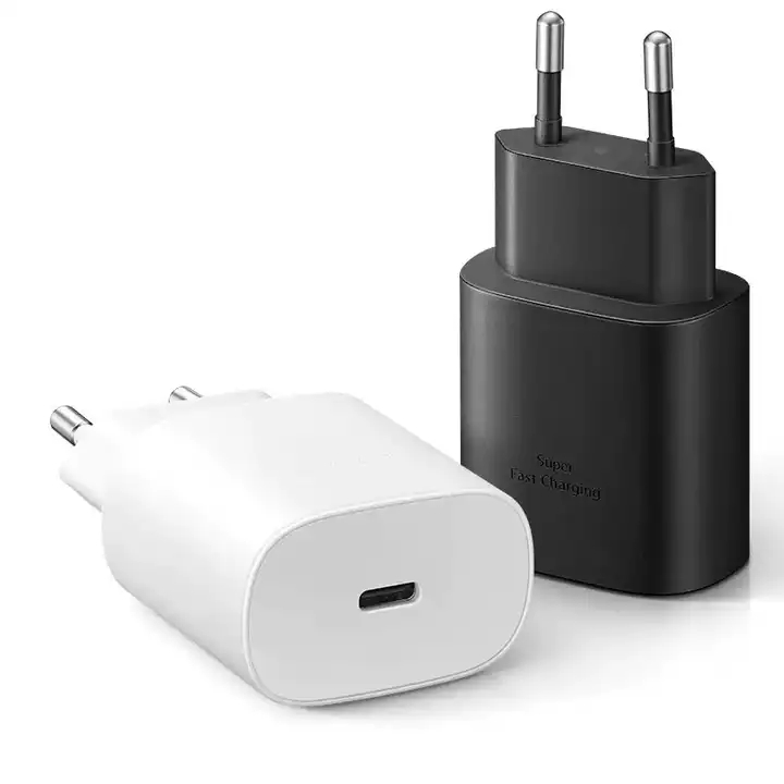 D2008 25W fast charger type C travel adapter for Samsung Galaxy Note 10 Type C Wall charger for Samsung S21 S20 for iPhone