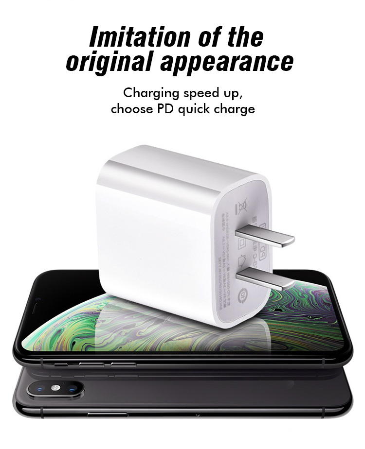 HUNDA 20W USB-C PD Wall Charger Fast Charge Power Delivery For iPhone the latest models