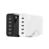 HUNDA 300W USB C Charger GaN Charging Station Desktop 5 Ports PD 100W Fast Power Adapter Support PD3.0 /PPS 45W /QC5 for MacBook Pro/Air, iPhone 15 Pro,Samsung,HP,Dell etc