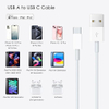 Car Carplay Cable for iPhone 15/16, USB A to USB C Cable Compatible for iPhone 15/16/16E/SE4, 15/16 Pro Max, 15/16 Plus, iPad 10th/11 Gen,iPad Pro 12.9,iPad Air 5th/4th Charger Cord,Car Charging Cable