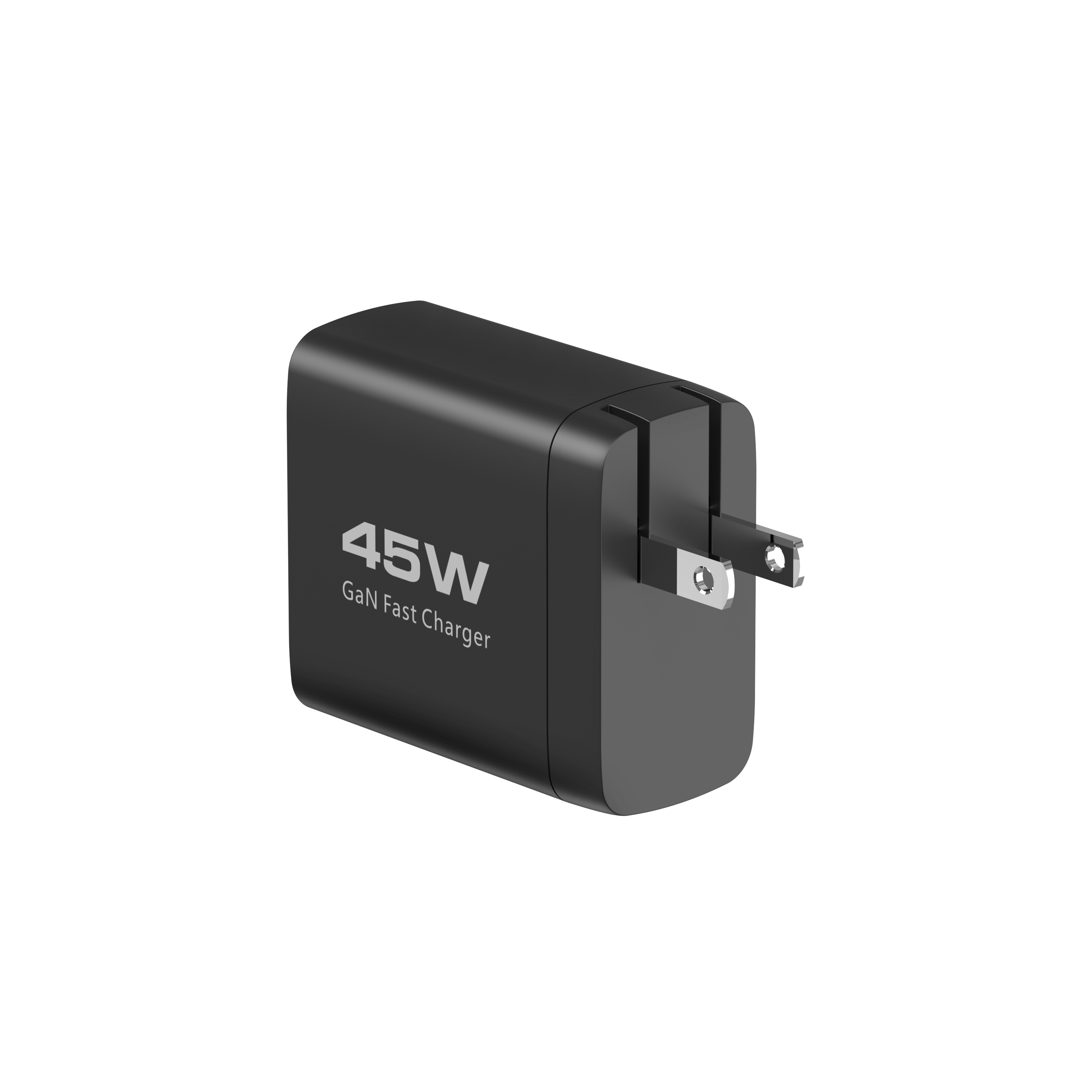 45W Retractable Wall Charger, GaN6 Fast Charger with 45W Retractable Type-C Cable and 1A1C Port, Portable Retractable Charger Wall Plug for iPhone 16/15 Pro Max/iPad/Galaxy/Pixel