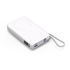  4 in 1 Qi Power Bank 2-Pack with AC Plug 10000mAh with USB-C PD 3.0 20W, USB-A QC3.0 18W Fast Charging, 15W Wireless Charger, Compatible with Apple, Android, and Other Qi Enabled Devices