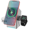 Wireless Charging Station, CubeTrick-X Qi2 15W Fast Charge, 3 in 1 Wireless Charging Station for Apple Watch Charger, for iPhone 15, 14, 13, 12 Series, AirPods
