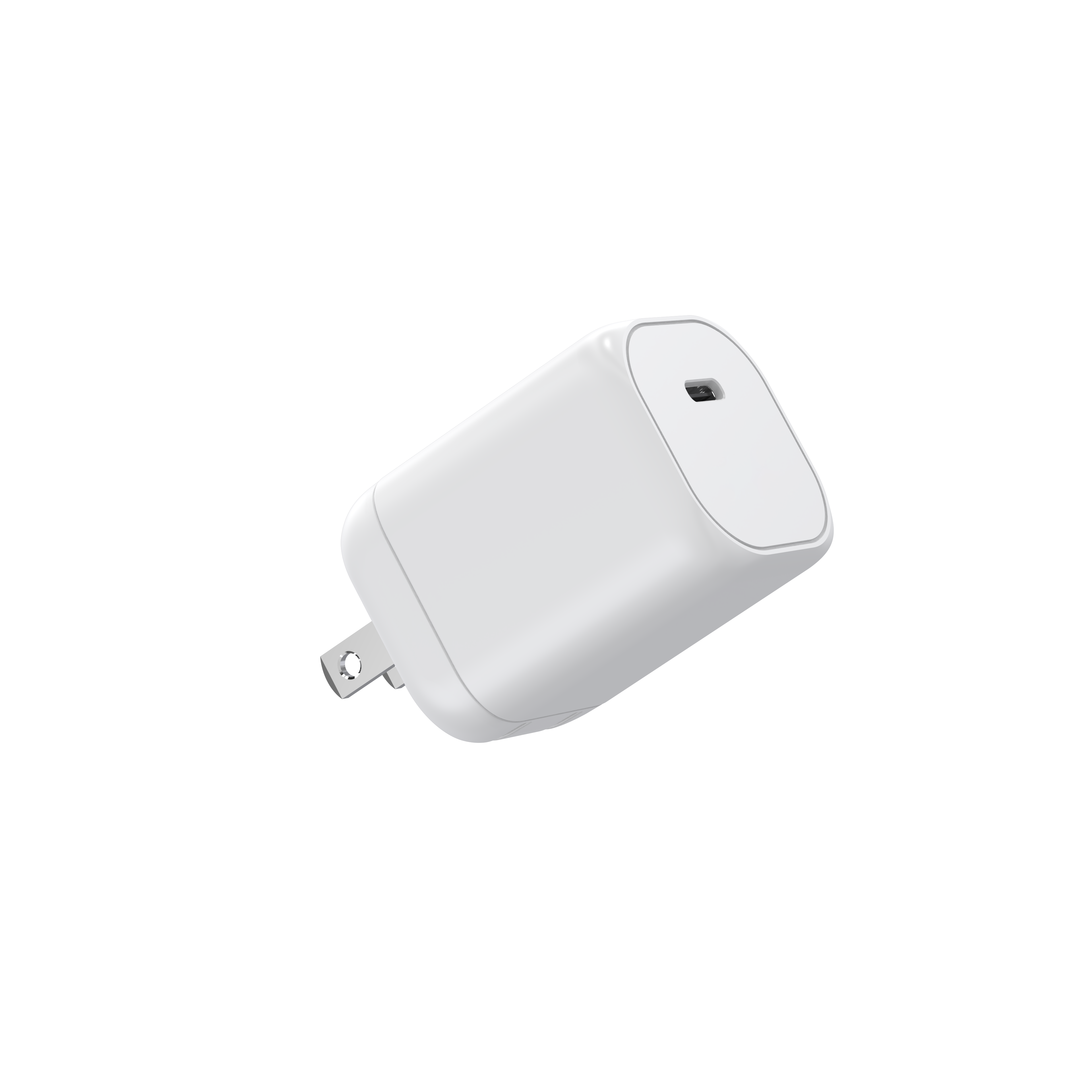 Fast Quick Charging US EU UK Plug PD PPS Single Port Type C Indicator Light Travel Portable Wall Power Adapter GaN Charger 100W