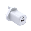 Factory GaN 65W Power Adapter EU US Plug 2 Ports QC 3.0 Type-C PD Mobile Phone Travel Chargers 65W gan Charger