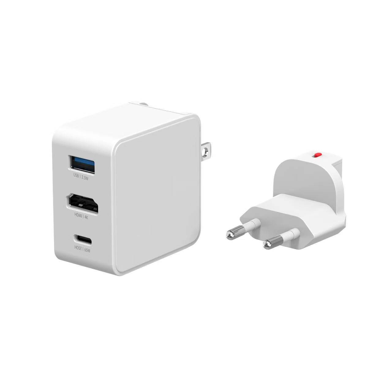 65W Portable Switch Dock Charger for Nintendo Switch, Compatible with OLED/Steam Deck/ROG Ally/Samsung Dex/iPad/MacBook, 4K 60Hz USB C TV Docking Station, with Charging and HDMI Output iphon17 avs