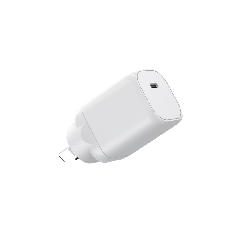 Fast Quick Charging US EU UK Plug PD PPS Single Port Type C Indicator Light Travel Portable Wall Power Adapter GaN Charger 100W